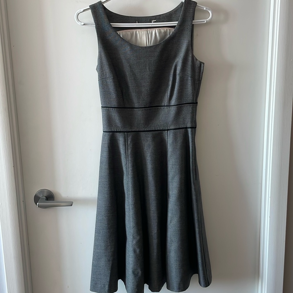 H&M Grey A-Line Dress